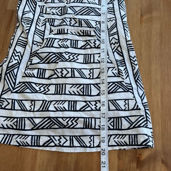 GENUINE KIDS OshKosh Toddler Dress 3T Black/White Tribal Print Cotton - Picture 12 of 12